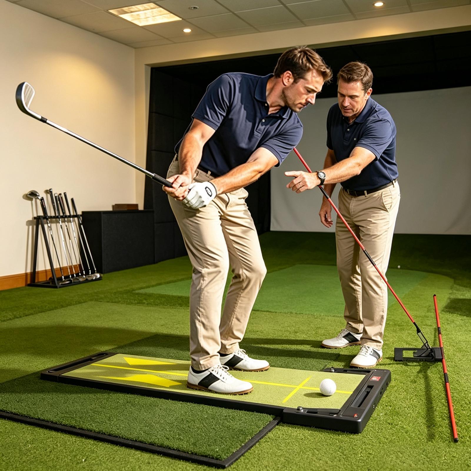 Golf Equipment For Youth - Golf Plane Trainer Adjustable Angle Alignment