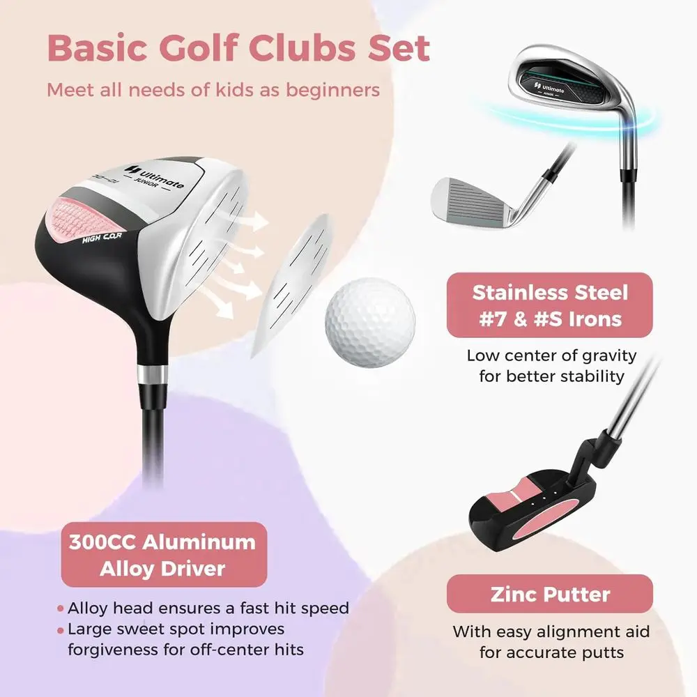 Youth Golf Club Set with Stand - огляд і ціна Golf Equipment For Youth