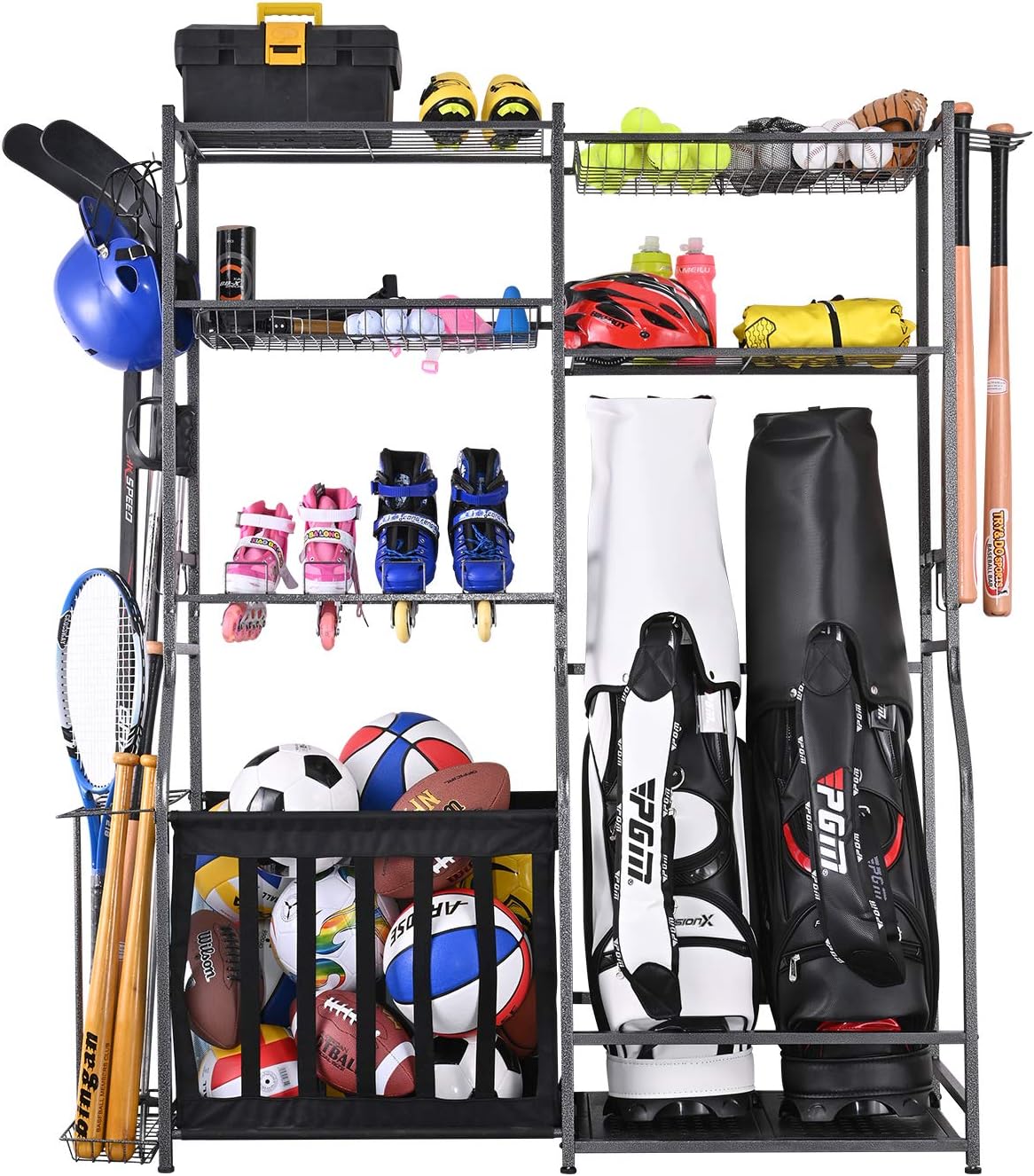 Garage Sports Equipment Storag - огляд і ціна Golf Equipment Organizer For Garage