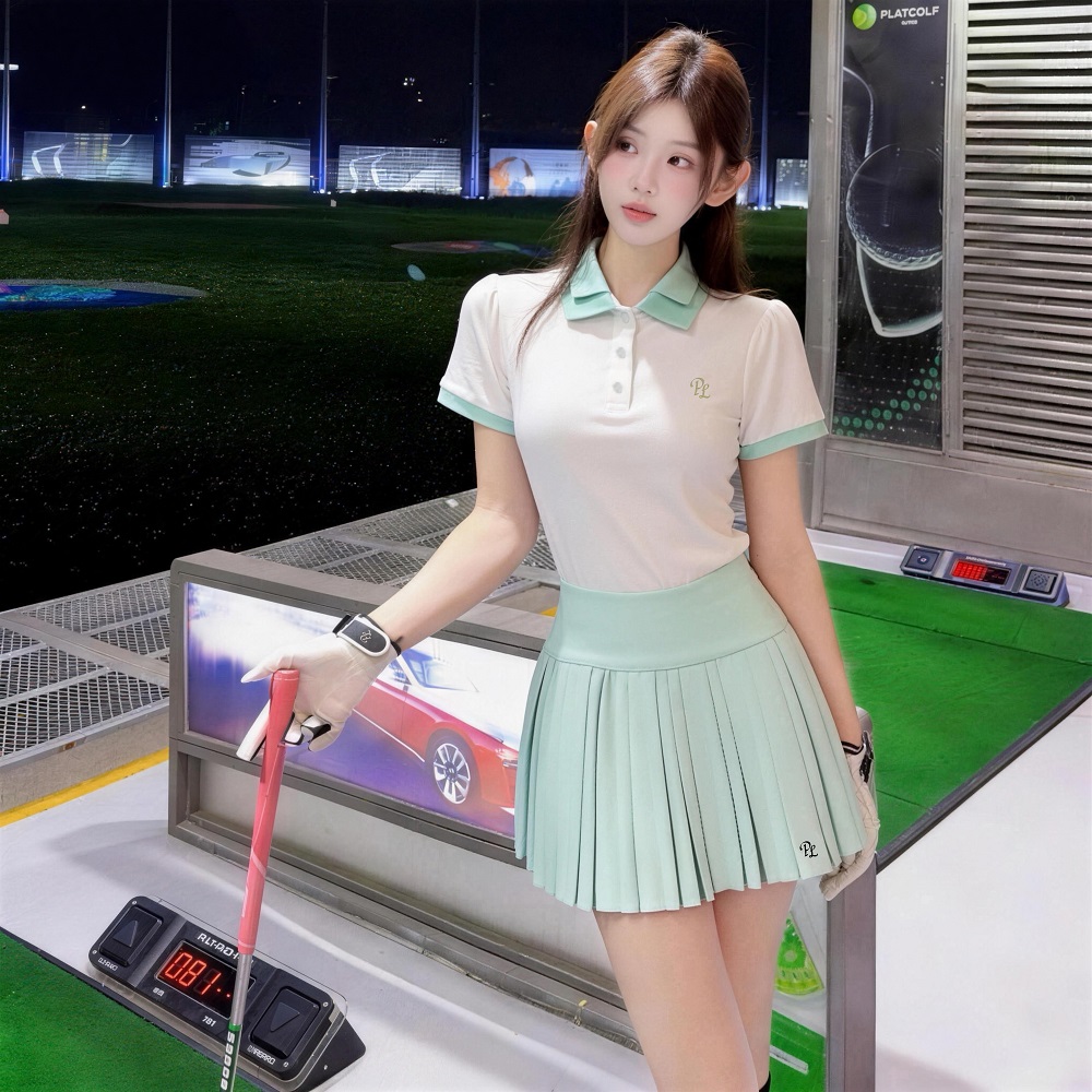 PL Golf Double Collar Polo Shi - огляд і ціна Golf Equipment Women