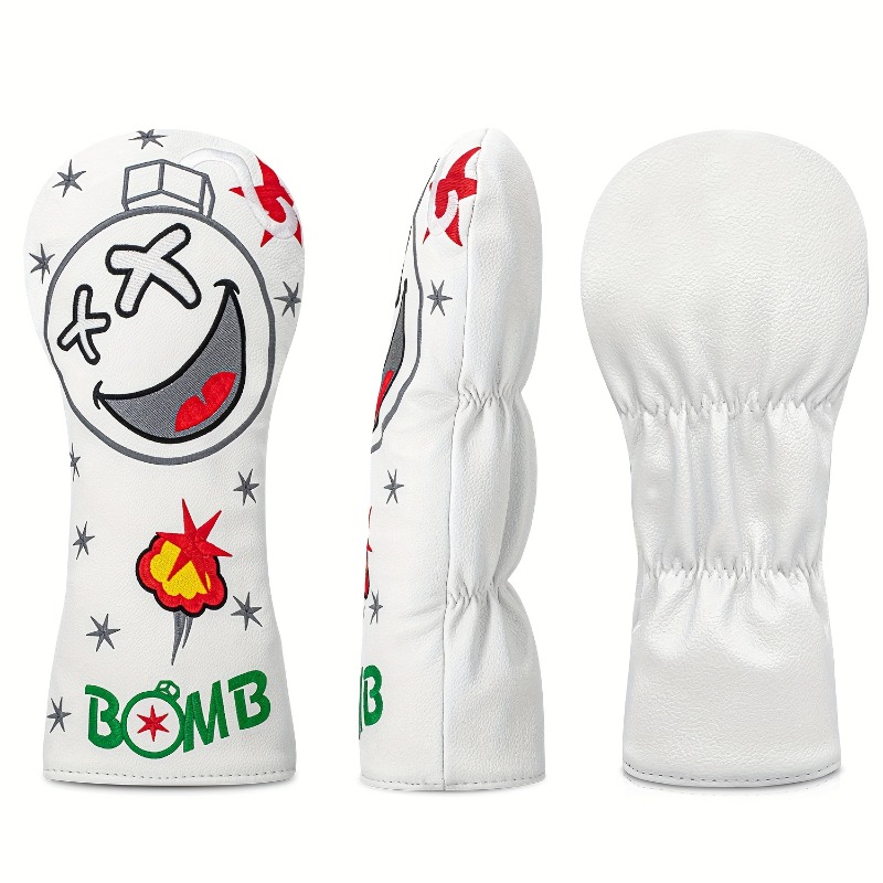 Golf Club Head Cover - White,  - огляд і ціна Golf Equipment Deals