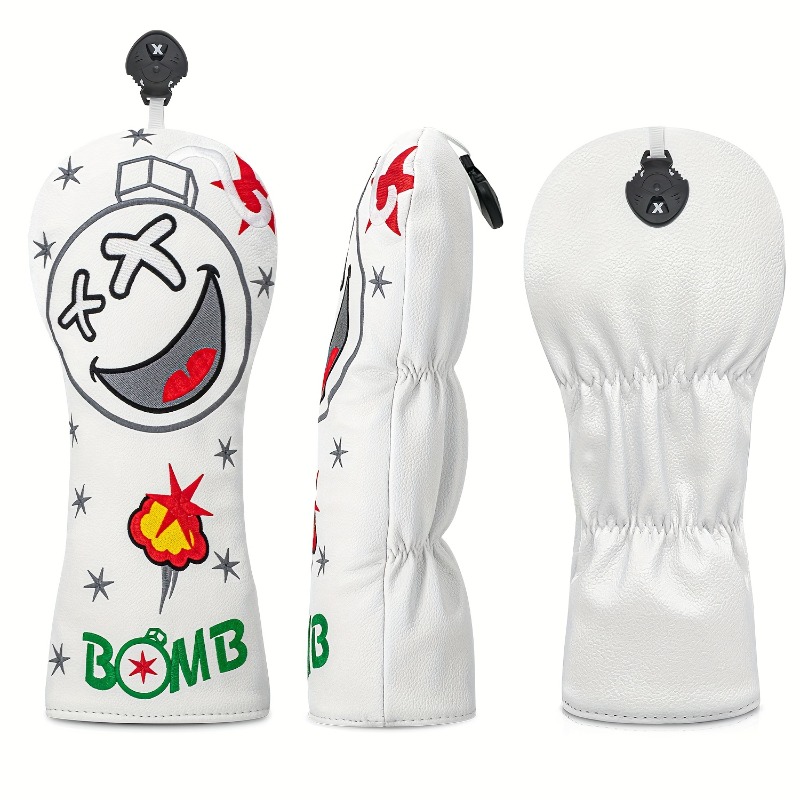 Golf Club Head Cover - White,  - огляд і ціна Golf Equipment Deals