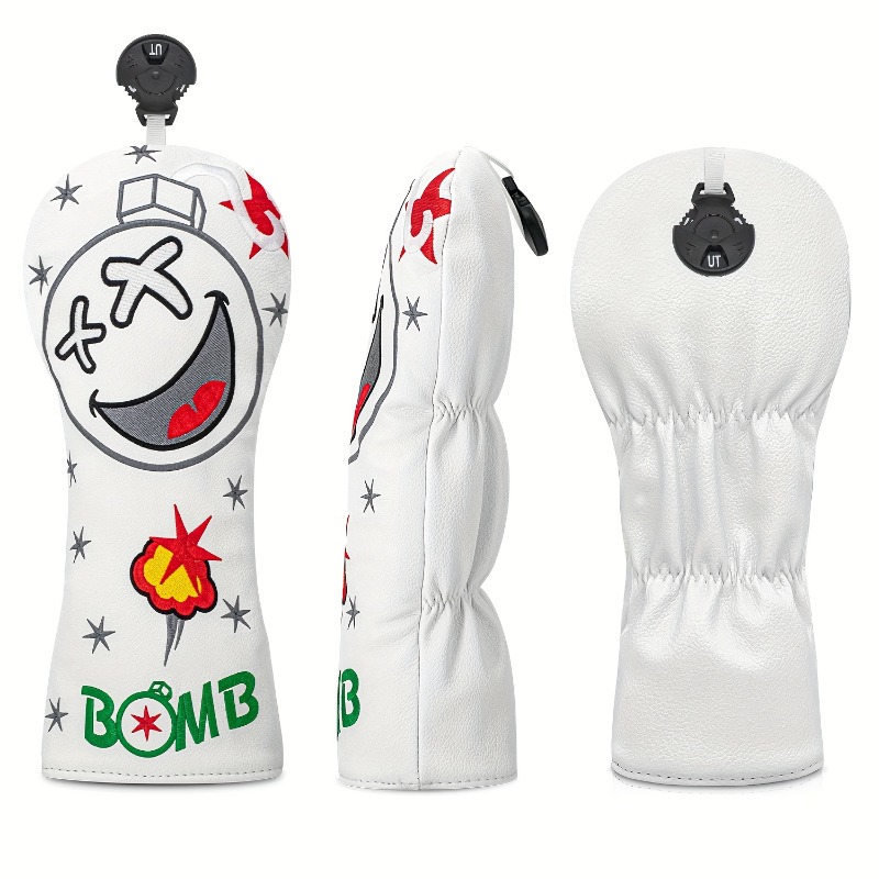 Golf Club Head Cover - White,  - огляд і ціна Golf Equipment Deals