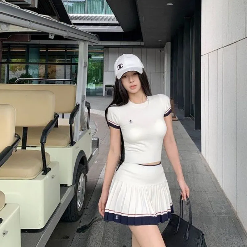 Korean Summer Two-piece Suit C - огляд і ціна Golf Equipment Women