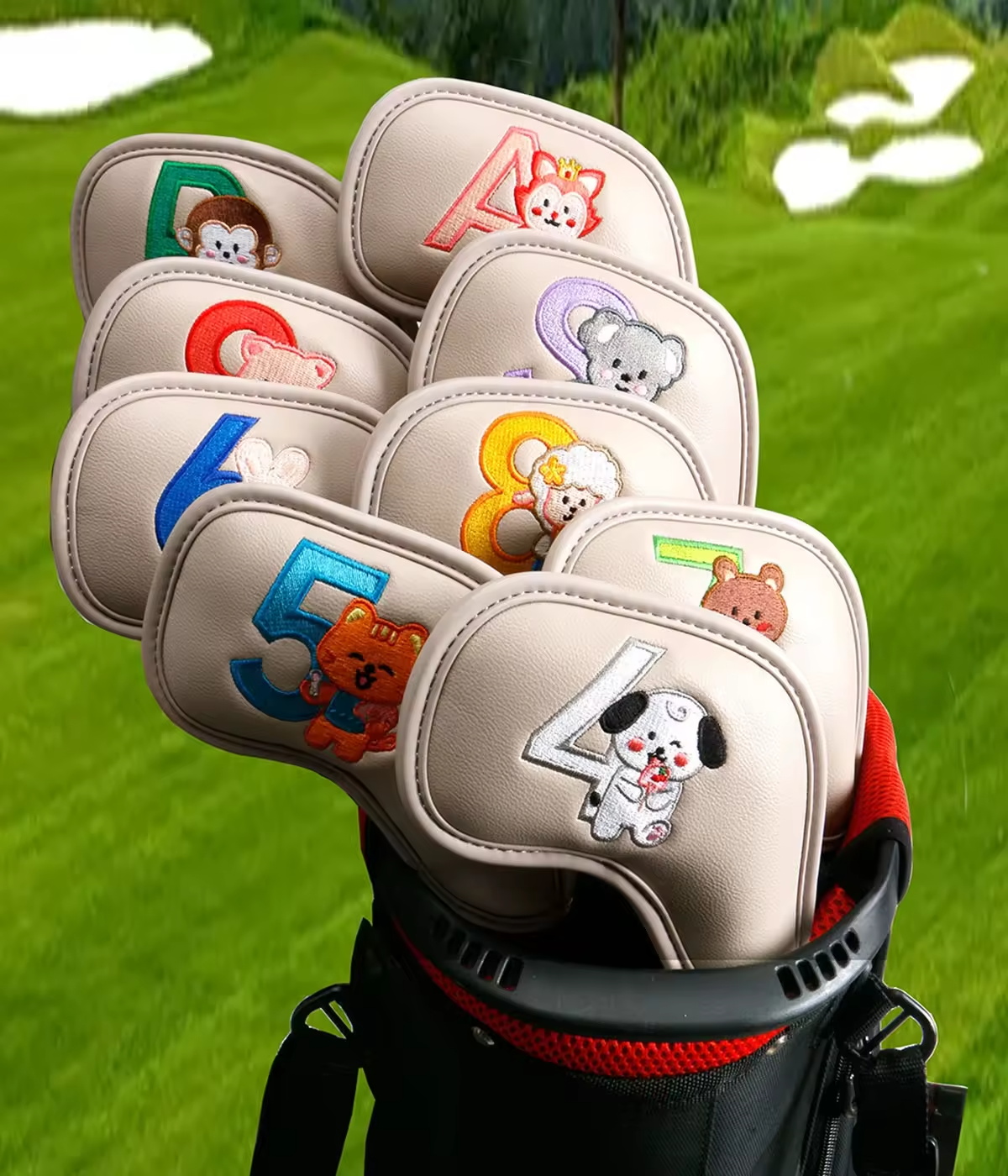 9Pcs Cute Cartoon Animal Golf  - огляд і ціна Golf Equipment Deals