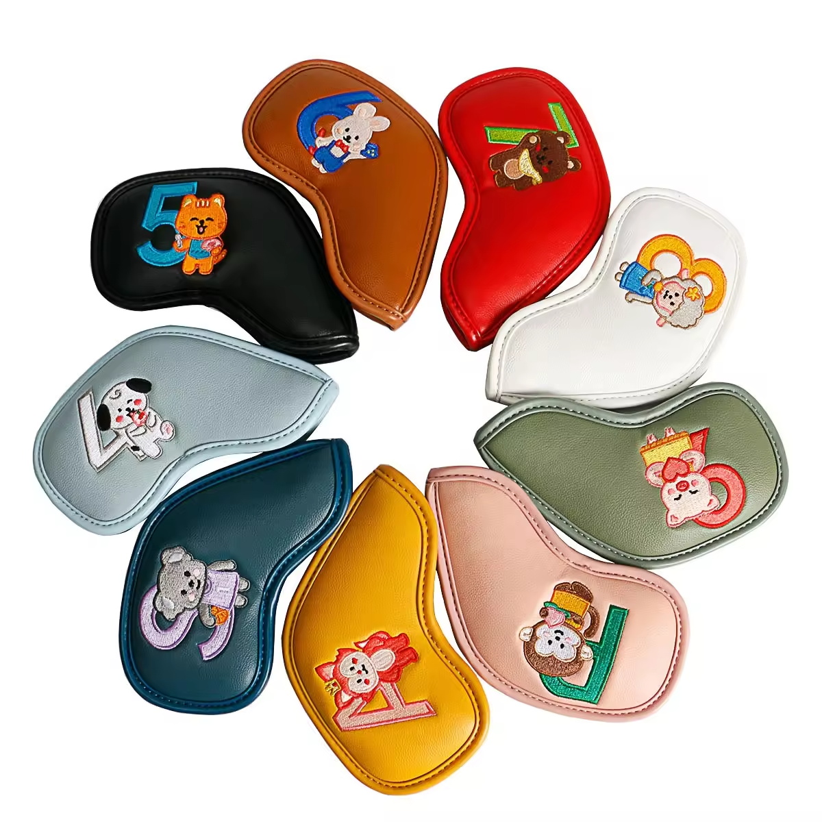 9Pcs Cute Cartoon Animal Golf  - огляд і ціна Golf Equipment Deals