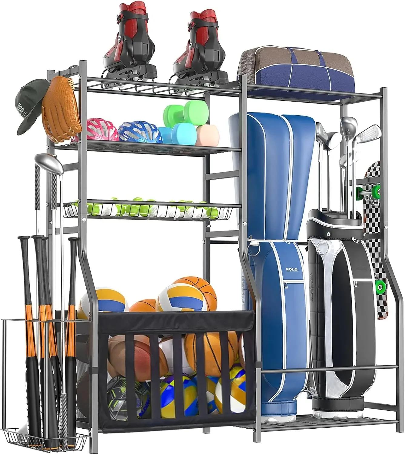 Heavy Duty Garage Sports Equip - огляд і ціна Golf Equipment Organizer For Garage