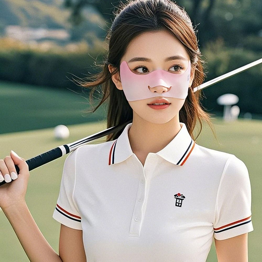 Sunscreen Face Scarf Ice Silk  - огляд і ціна Golf Equipment Women